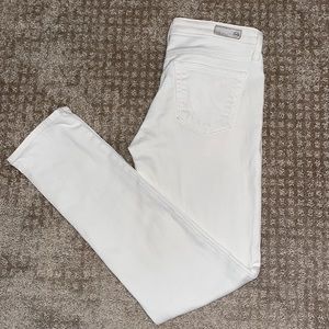 AG Adriano Goldschmied ‘The Stilt’ Cigarette leg white jean